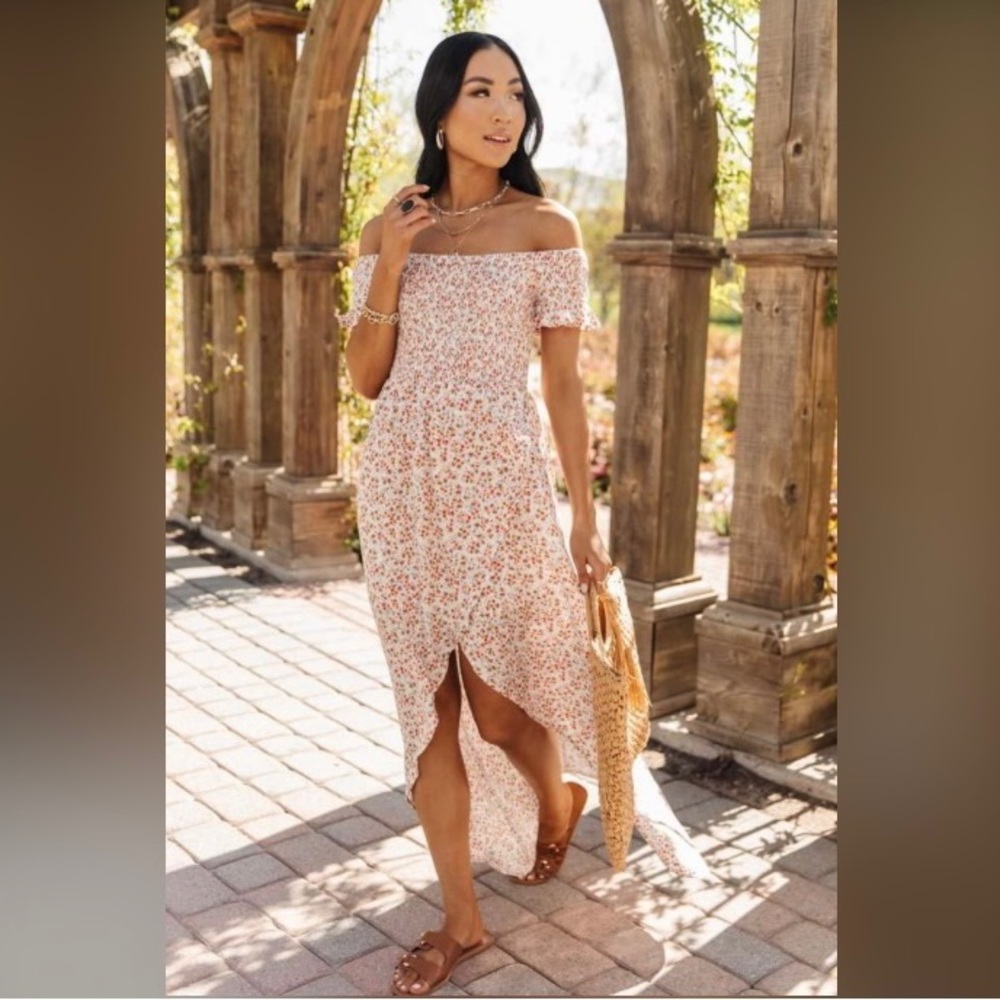 Bohme smocked floral dress